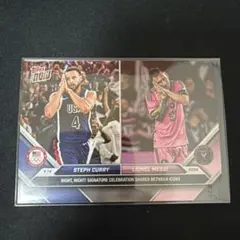 topps now 128 STEPH CURRY MESSI