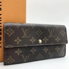 極美品 60 LOUIS VUITTON ルイヴィトン 長財布 三つ折りag6 - メルカリ