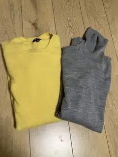 UNIQLO カシミヤ ウールニットセーター 2点セット XXL