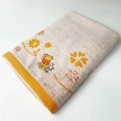 クマのプーさん ● ジャガードバスタオル 黄色 Winnie the Pooh