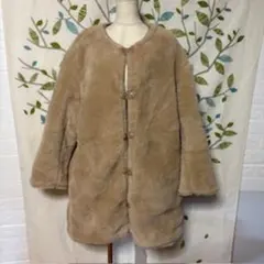 フリークスストア　リバーシブル　コート　ベージュ　ボア