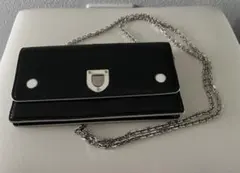 Christian Dior レオパード ダイスチャームチェーン ウォレット Christian Dior レオパード ダイスチャームチェーン ウォレット - メルカリ