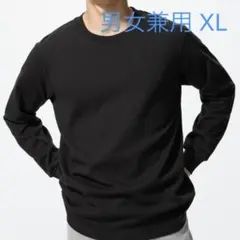 ソフトタッチクルーネックTシャツ［BLACK］
