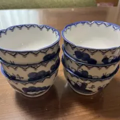 染付 中鉢小鉢 6客セット 和食器 陶磁器
