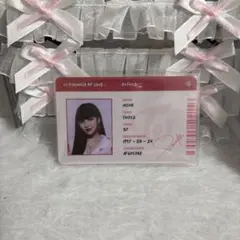 TWICE ミナ Formula of Love ID カード