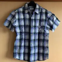 コンバース　半袖チェックシャツ　150