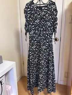 powanto lune フラワーマキシワンピース