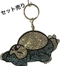 ポケモン　カビゴン　カバン・キーホルダーセット