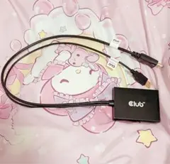 Club USB-VGA 변환 커넥터 DVI-D 케이블