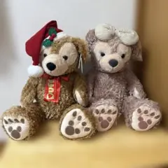 ダッフィー クリスマス ぬいぐるみ オープンマウス 2006 白タグ ビーズ