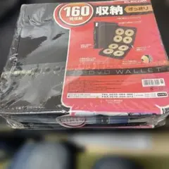 未開封◇ELECOM DVD WALLET 160枚収納 ブラック15ー442