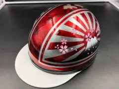 コルク半　カスタム　富士日章　三つボタン　キャンディレッド　ラメ　桜　高級クリヤ コルク半 カスタム 富士日章 三つボタン キャンディレッド ラメ 桜