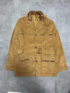 60s WASHABLE ヴィンテージ　ハーフコート　コーデュロイ　アメリカ製