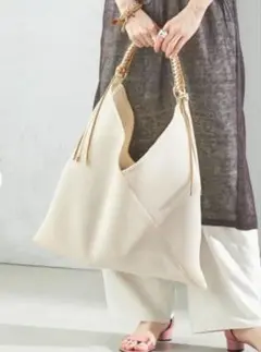 美品【A4収納可能 <LE VERNIS> パラ コードメッシュ トートバッグ