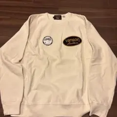 vanson ホワイト トレーナー L新品