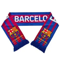 FC Barcelona フリンジ付きスカーフ