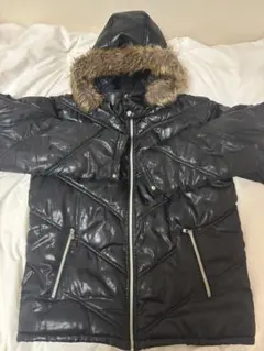 VIRGIN VOYAGE ファー付きダウン　y2kギャル　平成　ヴィンテージ