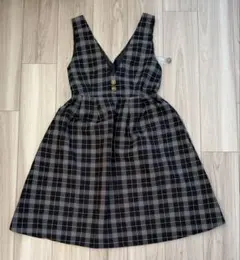 Axes Femme チェック柄ノースリーブワンピース Mサイズ [新品]