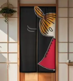 ムーミン ミー のれん カーテン 仕切り 新品未使用 キャラクターのれん 暖簾