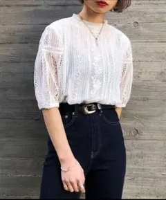 PAGE BOY 総レースブラウス