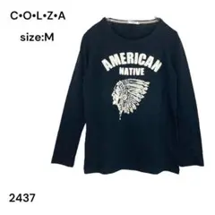 コルザ　C•O•L•Z•A Tシャツ　トップス　Ｍ　黒　長袖　おしゃれ