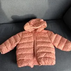 GAP フード付きピンクダウンジャケット