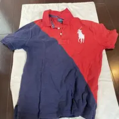 Polo by Ralph Lauren ポロシャツ 150 赤/紺