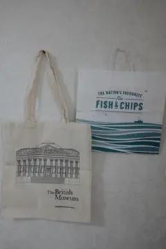 新品レア　大英博物館 British Museum トートバッグ＆紙バッグ