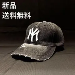 大トレンド★新品 デニムベースボールキャップ 帽子 NY LAストリート