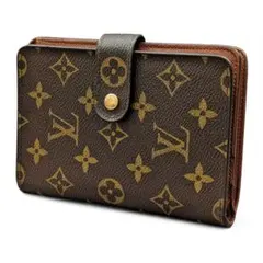 美品 ルイヴィトン モノグラム ポルト パピエ ジップ 二つ折り財布