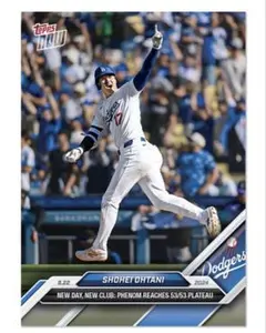 Topps Now 2024 大谷翔平 53/53達成 #743