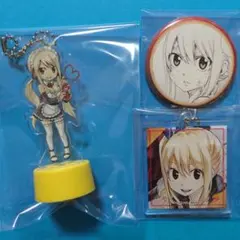 フェアリーテイル ルーシィ 缶バッジ アクキースタンド アクキー