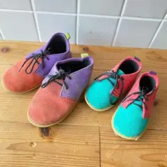 カラフルスエードスニーカー 17.0cm/13.0cm