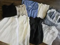 レディース 春夏秋服 まとめ売りフレアスカート レース ベスト ワンピース