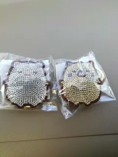 すみっコぐらし ラインストーンマスコットホルダー 2個セット 新品未使用未開封