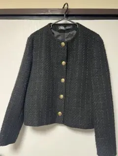 ZARA クロップド丈　ブレザー　 サイズL（11〜13号）