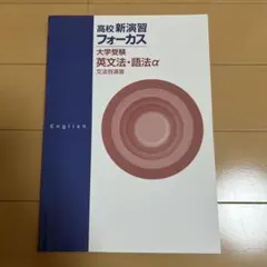 駿台2025夏期 英語ダブルフォーカス(構文力で切る長文と文法) - メルカリ