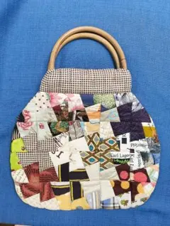 ハンドメイド パッチワークグラニーバッグ