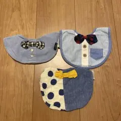 蝶ネクタイ付きスタイ3点セット