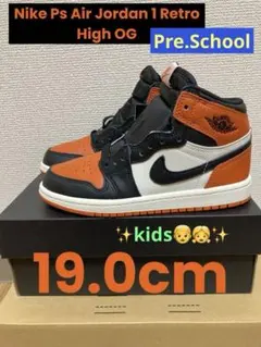 ⚪️NIKE AIRジョーダン1HI OG シャッタードバックボード→リトルキッズ