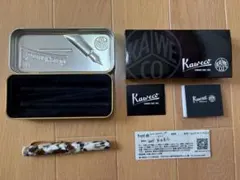 未使用品】カヴェコ 万年筆・ボールペンセット ディア2 アンバー