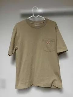 DANTON ポケットTシャツ ベージュ　４０　Lサイズのサムネイル