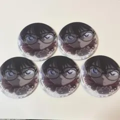名探偵コナン 隻眼の残像 韓国 限定 缶ミラー 江戸川コナン 5個