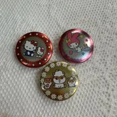 サンリオ　キャラクター ピンバッジセット キティ　マイメロディ　コロコロクリリン