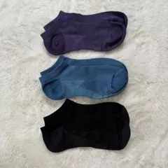ユニクロ　メンズ アンクルソックス 3足セットのサムネイル