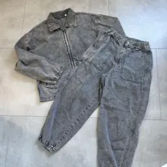 GU デニムセットアップ　160.150cm