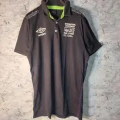 【大人気✨】umbro アンブロ 半袖ポロシャツ リブ 襟裏ロゴ オーバーサイズのサムネイル