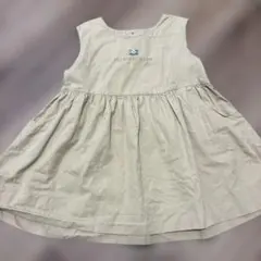 ファミリア　ノースリーブ フレアワンピース 100(ちいさめ)