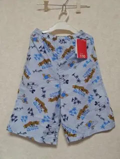 新品未使用タグ付　ミッキーマウス ハーフパンツ 110