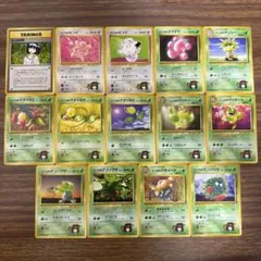 ポケモンカード旧裏　エリカ　14枚セットのサムネイル